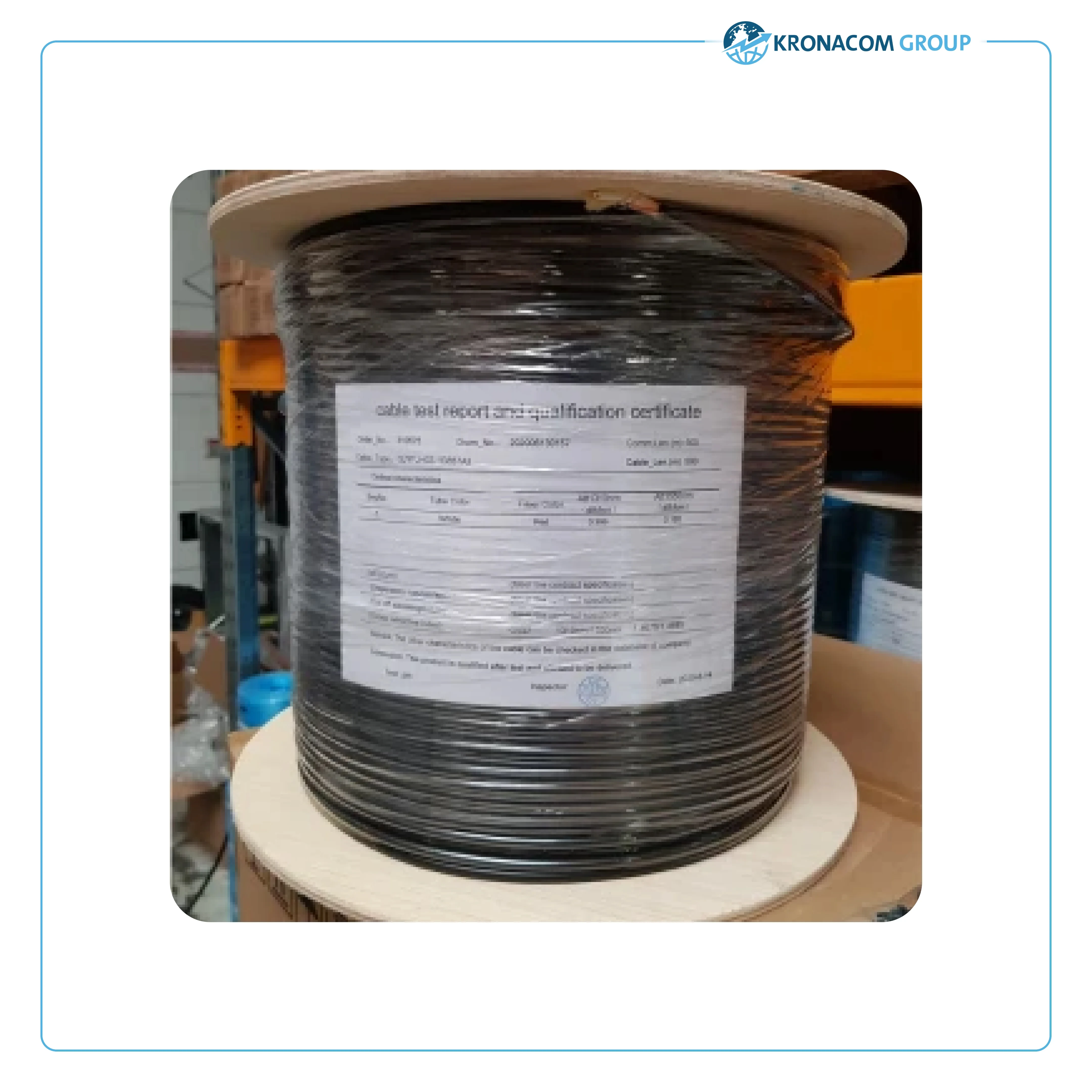 Touret de câble 500m 1FO/2FO  INT/EXT 2FRP - G657a2 - DIAM 5.0mm